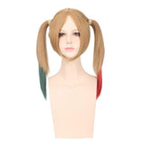 Harley Quinn 2023 Yellow Wig Cosplay Accessories Halloween Carnival Props